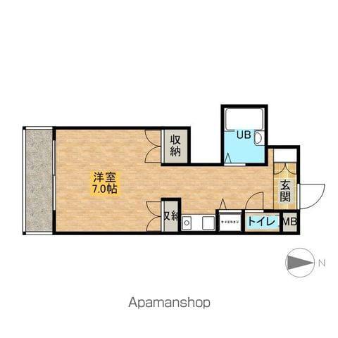 エトワール仙台第一(1K/3階)の間取り写真