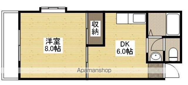 コーポヤマキ(1DK/2階)の間取り写真