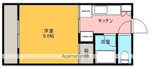 パルコープ大歳(1K/3階)の間取り写真