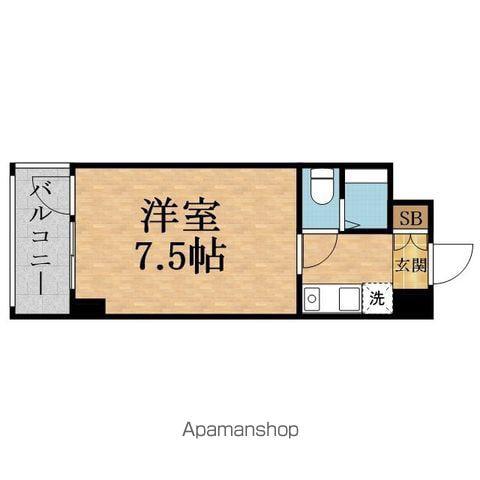 EXCELLENT中道(1K/7階)の間取り写真