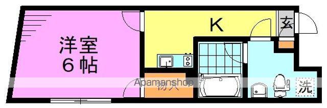 LUDENS南阿佐ヶ谷(1K/3階)の間取り写真