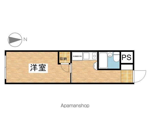 レジデンス志峰(1K/3階)の間取り写真