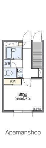 レオネクスト豊が丘(1K/1階)の間取り写真