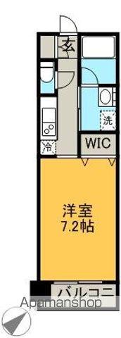 アデグランツ大須(1K/13階)の間取り写真