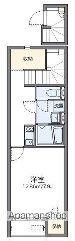 レオネクストクレールレジェンド(1K/2階)の間取り写真