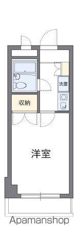レオパレスRXコスモM(1K/2階)の間取り写真