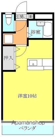 ヴェルデ(ワンルーム/1階)の間取り写真