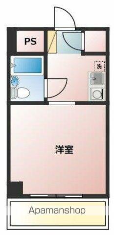 ポートハイム三春台(ワンルーム/2階)の間取り写真