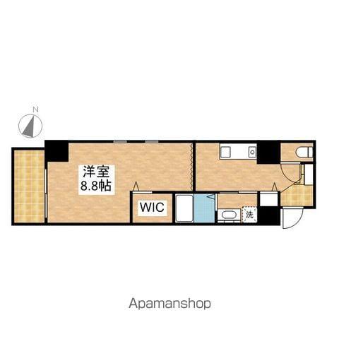 丸の内エンブルコート(1K/7階)の間取り写真