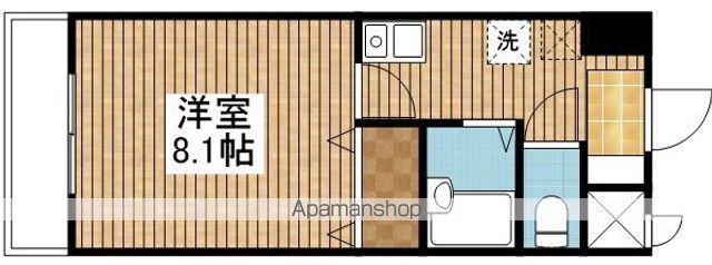 コートシャンベル(1K/7階)の間取り写真