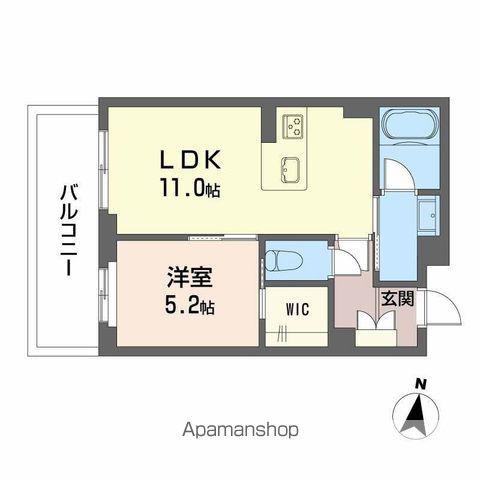 シャーメゾン神宮参道(1LDK/2階)の間取り写真