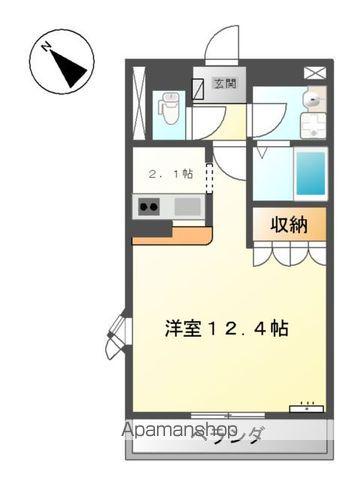 ハイム・サザンクロス(1K/2階)の間取り写真