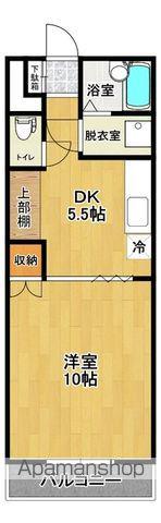 レジデンス・コンフォート(1K/2階)の間取り写真