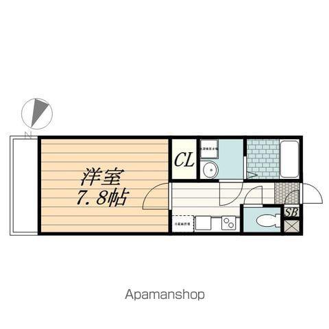 リブリ・OHNO(1K/1階)の間取り写真