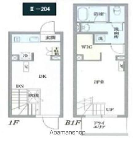 PASEO市谷台町Ⅱ(ワンルーム/2階)の間取り写真