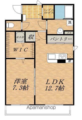 LA JOIE(1LDK/1階)の間取り写真