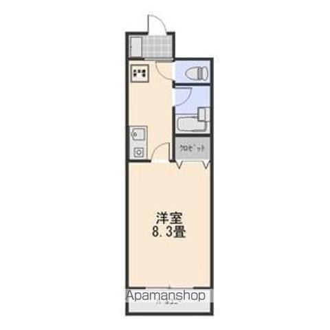 UMEX-7(1K/4階)の間取り写真