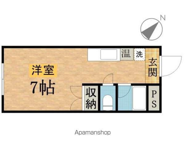 NEPビル(ワンルーム/1階)の間取り写真