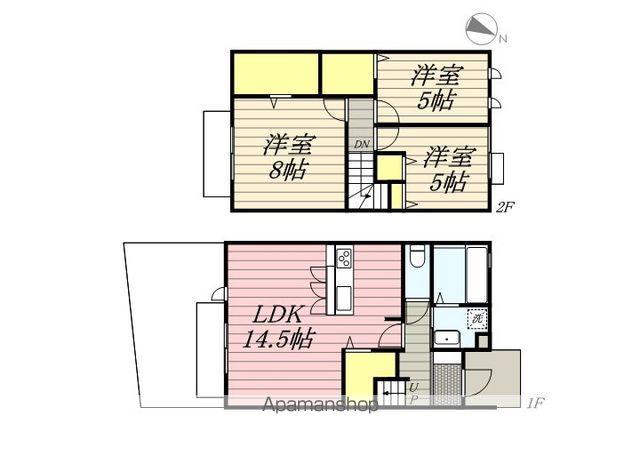 Ｄ−ＲＯＯＭ西長住弐番館(2LDK)の間取り写真