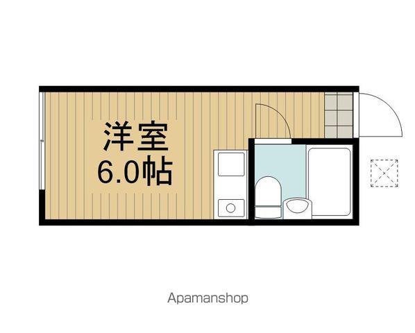 フィフティストーム(ワンルーム/2階)の間取り写真