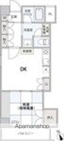 コンフォート文京小石川(1DK/1階)の間取り写真