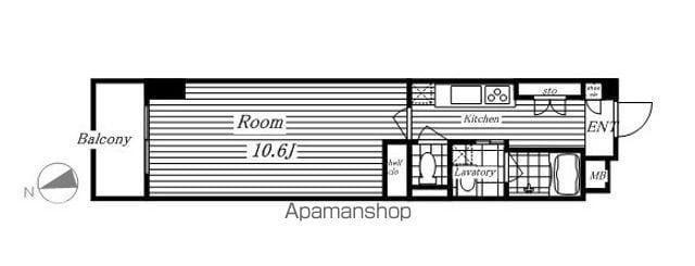 レジデンス上前津スクエア(1K/3階)の間取り写真