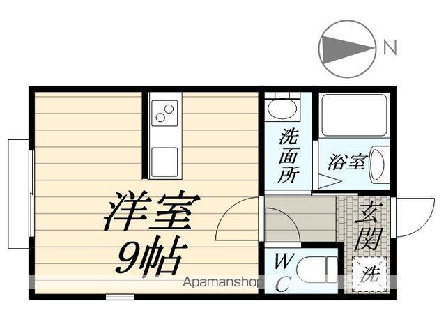 TIERRA(ワンルーム/1階)の間取り写真