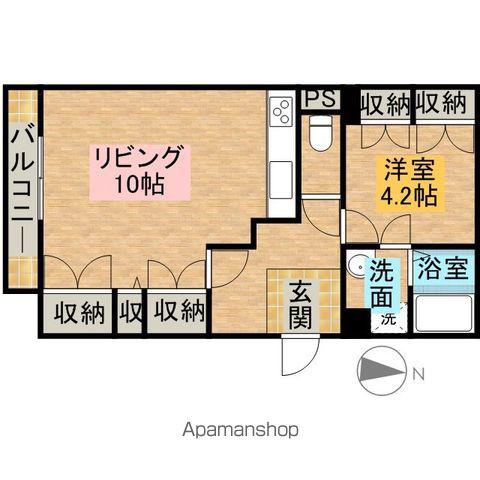 アルコ11(1LDK/5階)の間取り写真