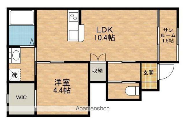 グッドライフステージ中野A(1LDK/1階)の間取り写真