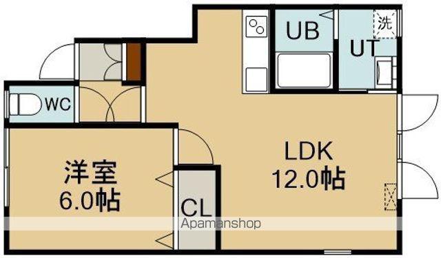 カリーノレプレ(1LDK/1階)の間取り写真