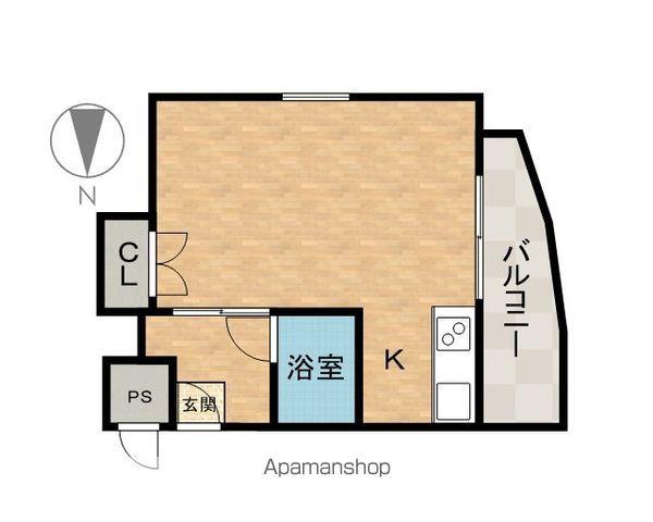 ビスタ蔵垣内(ワンルーム/3階)の間取り写真
