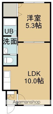 ピュアパレス函館Ⅲ(1LDK/4階)の間取り写真