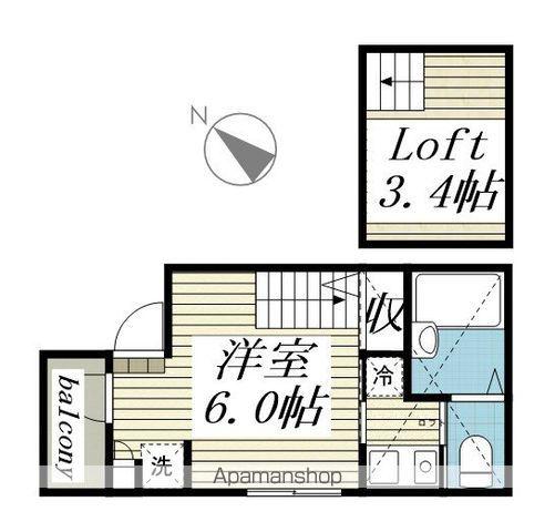 FORBITEZZA(1K/3階)の間取り写真