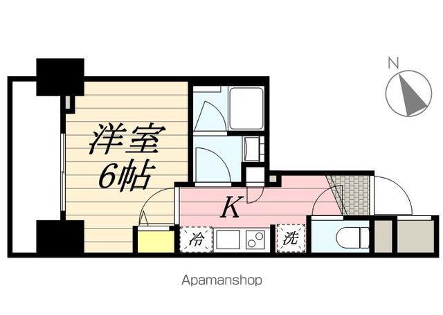 アイルYOKOHAMA関内(1K/10階)の間取り写真