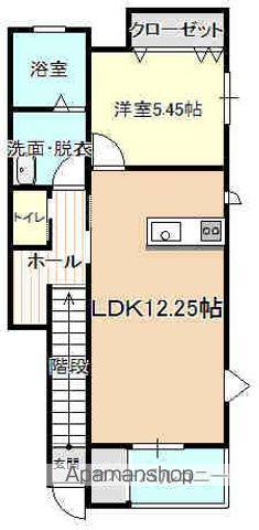 スターサイド大郷B棟(1LDK/2階)の間取り写真