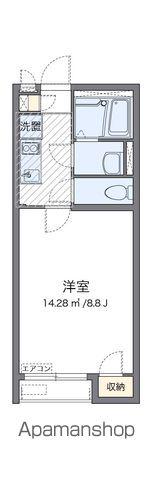 クレイノSCHWAN(1K/2階)の間取り写真