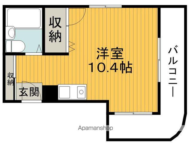 ロイヤル蛍池(ワンルーム/2階)の間取り写真