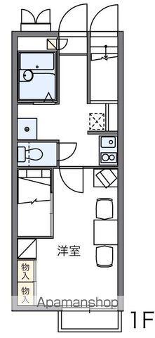 レオパレス四季(1K/1階)の間取り写真
