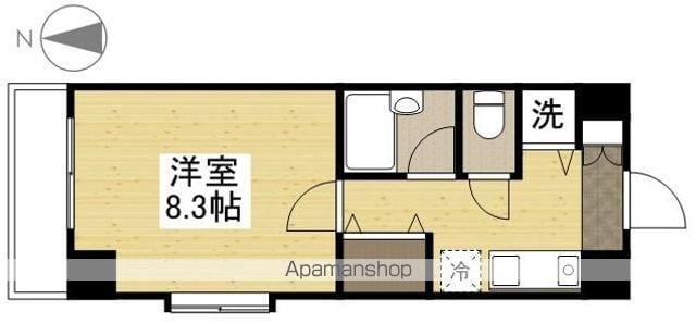 アドヴァンシティ岡山ステーション(1K/4階)の間取り写真