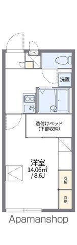 レオパレスBEL AIR 市原(1K/2階)の間取り写真