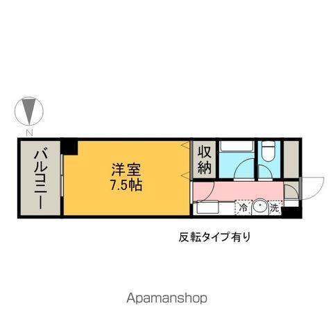 BELLE VIVRE新栄(1K/7階)の間取り写真