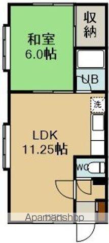 コーポ青雲(1LDK/1階)の間取り写真