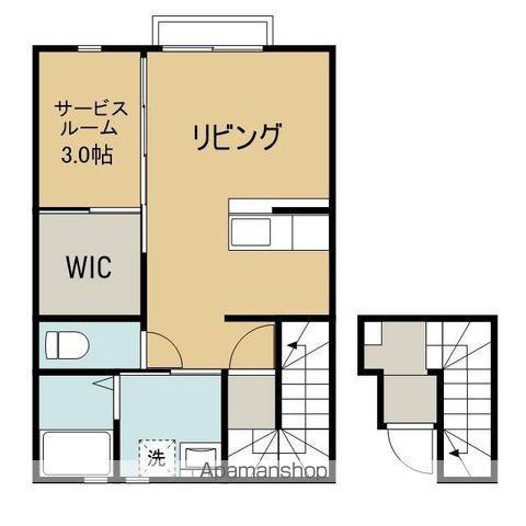 東北新幹線 盛岡駅 徒歩10分 2階建 築14年(1K/2階)の間取り写真