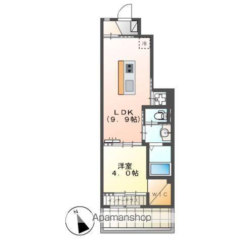 イルミナーレ(1LDK/1階)の間取り写真