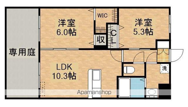 ディコルツァ寿(2LDK/1階)の間取り写真