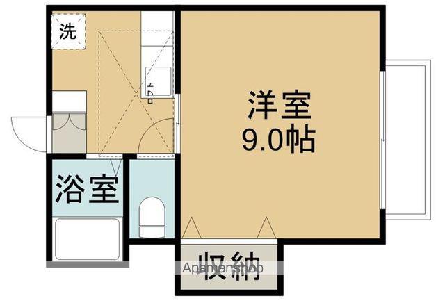 ヨシノ砂山Ⅱ(1K/2階)の間取り写真