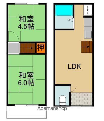 門真テラス(2LDK)の間取り写真