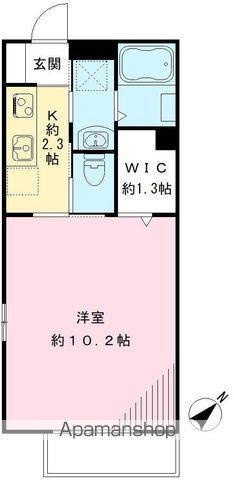 フェリーチェ(1K/2階)の間取り写真