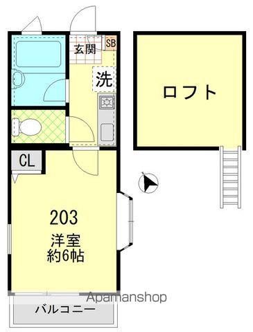クレシェンドM 2階階 間取り