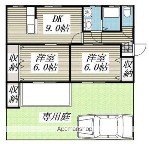 鹿島線 鹿島神宮駅 徒歩44分 1階建 築14年(2DK)の間取り写真